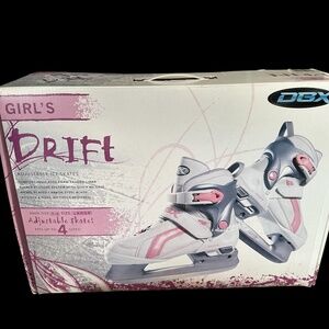 Girls DBX Adjustable ice skates